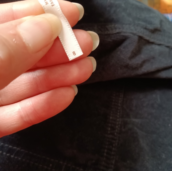 Free People Black Corduroy Mini Skirt - Picture 5 of 5